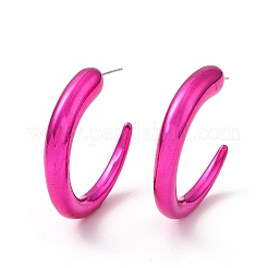 Boucles d'oreilles en acrylique en forme de corne&nbsp;EJEW-P251-01
