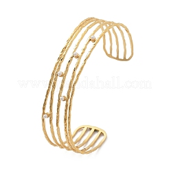 304 Edelstahl-Armreife für Damen&nbsp;BJEW-B108-15G