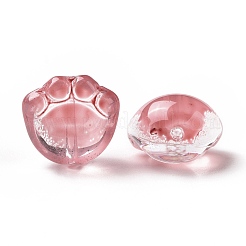 Perle di vetro verniciate a spruzzo trasparente&nbsp;GLAA-I050-05F