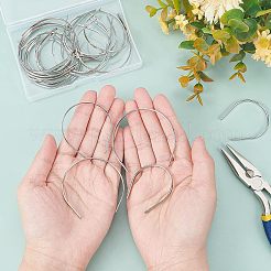 24 Stück 4 Stil Eisen Puppen Haarreifen&nbsp;DIY-FG0002-74