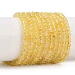 Fili di perline di giada naturale tinta malesia giada&nbsp;G-E316-2x4mm-47