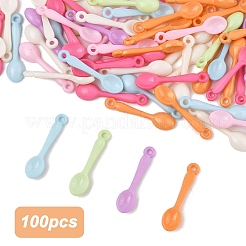 100 Stück undurchsichtige Acryl-Anhänger&nbsp;OACR-YW0003-73