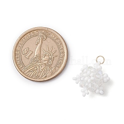 Pendentifs flocon de neige en perles de verre&nbsp;PALLOY-MZ00815-01