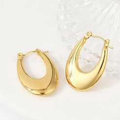 Pendientes de aro con rhinestone de acero inoxidable 304 para mujer&nbsp;EJEW-U046-08A-G