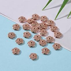 5 micro en laiton -petal ouvrent caps zircons clairs&nbsp;X-ZIRC-P001-31RG