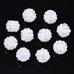 Harz Strass Perlen&nbsp;RESI-S253-12mm-GAB1