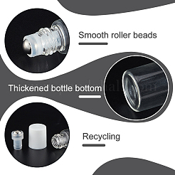 24 Stück transparente Rollkugelflaschen aus Glas&nbsp;MRMJ-BC0003-35