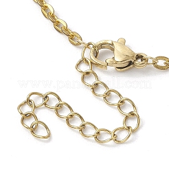 Bracciali a catena ovale in acciaio inossidabile 304 per donna&nbsp;BJEW-JB10367