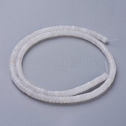 Natürliche weiße Jade perlen Stränge&nbsp;G-H230-42