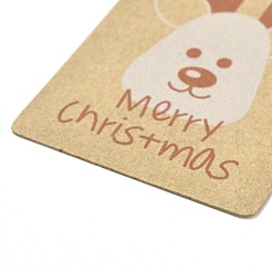 Étiquettes cadeaux en papier rectangle&nbsp;CDIS-L005-A06