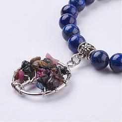 Bracelets élastiques en pierres gemmes&nbsp;BJEW-F262-B