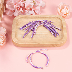 Fabricación de pulseras con hilo de nailon.&nbsp;AJEW-TAC00103