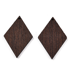 Anhänger aus natürlichem Wengeholz&nbsp;WOOD-T023-46B-01