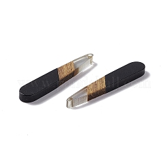Pendentifs en résine opaque et bois de noyer&nbsp;RESI-M027-12H