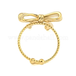 Offene Manschettenringe aus Ionenplattierung (IP) 304 Edelstahl für Frauen&nbsp;LS-RJEW-S409-01G-03