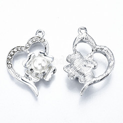 Pendentifs en alliage plaqué uv&nbsp;PALLOY-S181-012-RS