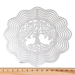 201 Edelstahl 3D drehbarer Hängewindspinner&nbsp;STAS-B122-01P-08