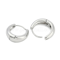 Orecchini a cerchio huggie in acciaio inossidabile 304 anti-ossidazione per donna&nbsp;EJEW-C096-07B-P