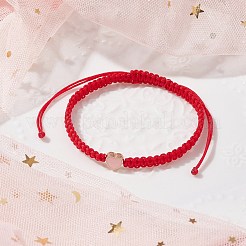 Bracelets réglables en perles tressées en fil de nylon&nbsp;BJEW-JB09769-01