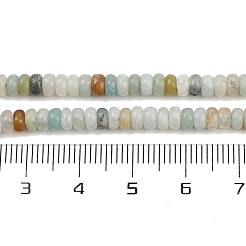 Natürliche Blumen Amazonit Perlenstränge&nbsp;G-H292-A21-01