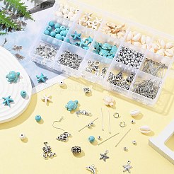 DIY-Set zur Herstellung von Ohrringen mit Ozeanmotiv&nbsp;DIY-FS0005-54