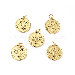 Pendentifs de placage en laiton&nbsp;KK-H431-52G