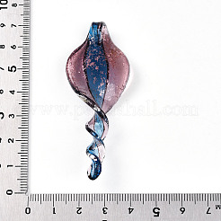 Handgefertigte Goldsand Murano große Anhänger&nbsp;LAMP-T023-09D