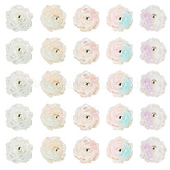 30 breloque en résine bicolore (5 couleurs)&nbsp;RESI-TA0005-71