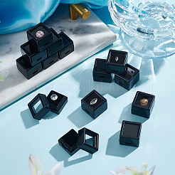 Würfelförmige Aufbewahrungsboxen für lose Diamanten aus Kunststoff&nbsp;CON-WH0095-49B