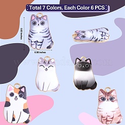 30pcs 5 pendentifs en alliage de couleurs&nbsp;ENAM-SZ0003-32