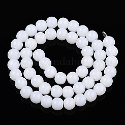 Nachahmung Jade Glasperlen &nbsp;GLAA-T032-J8mm-01