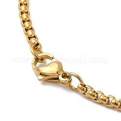 201 colliers pendentifs en acier inoxydable&nbsp;LS-NJEW-H022-04G