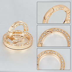 20 stücke 2 arten legierung kristall strass frühling tor ringe&nbsp;FIND-GO0001-82