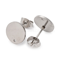 Boucles d'oreilles à tige en acier inoxydable 304&nbsp;STAS-H436-21P-03