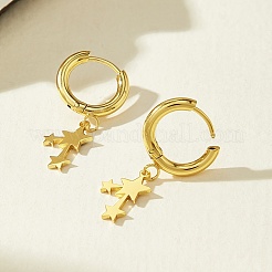Pendientes de aro de acero inoxidable 201&nbsp;EX0803