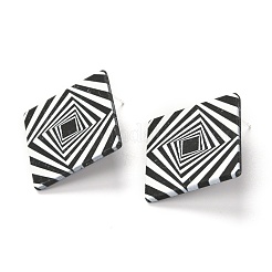 Orecchini in resina&nbsp;EJEW-I257-01E