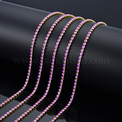 Catene strass in ottone&nbsp;CHC-N017-003B-C09