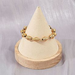 Braccialetti a catena in acciaio inossidabile 304 per donna e uomo&nbsp;BJEW-Z143-27G