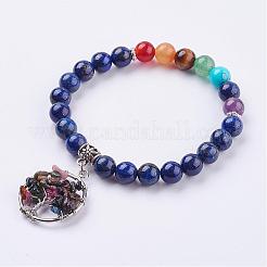 Bracelets élastiques en pierres gemmes&nbsp;BJEW-F262-B