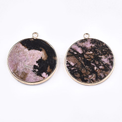Colgantes naturales rhodonite&nbsp;G-T112-24J