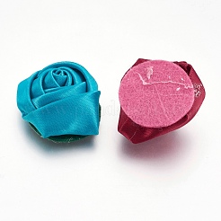 Cabochons tissés en tissu de polyester manuel&nbsp;WOVE-QS28-M