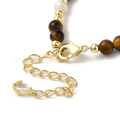 Armband mit Sternanhänger aus Messing&nbsp;BJEW-C051-43G
