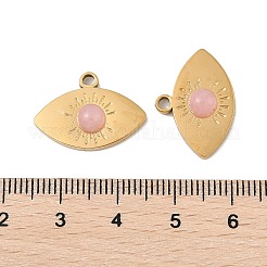 Natürlichen Rosenquarz Anhänger&nbsp;STAS-P380-16G
