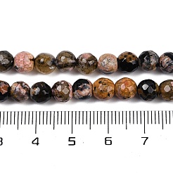 Naturbrand Knistern Achat Perlen Stränge&nbsp;G-C082-A01-45