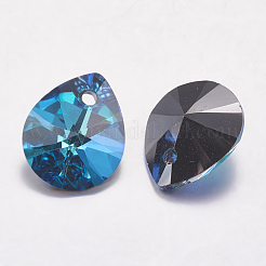 Breloques en strass en verre k9 à facettes&nbsp;RGLA-F053-A-001BB
