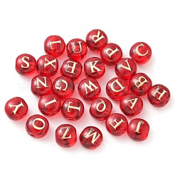 26 pz perle di vetro trasparenti&nbsp;GLAA-Q001-07A