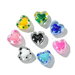16pcs 8 Farben Glasperlen&nbsp;LAMP-CJ0001-99