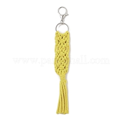 Decorazioni pendenti in filo di nylon macramè fatte a mano&nbsp;HJEW-P019-05P