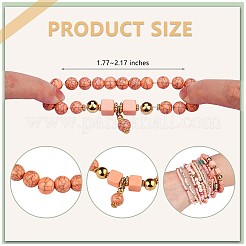 11 Stück Boho Saatperlen Stretch-Armbänder Set&nbsp;JB736A