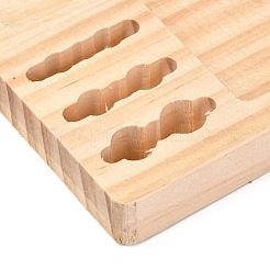 Rectangle en bois bricolage diamant peinture rack outil plateau de rangement&nbsp;DIY-L058-B01